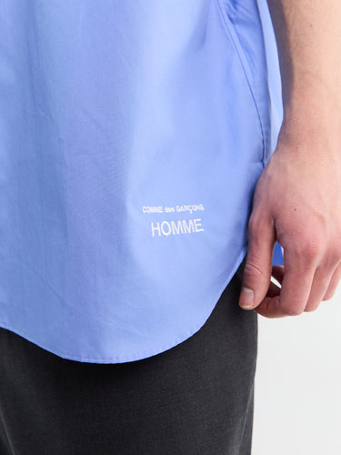 Comme des Garçons Homme - Short Sleeve Shirt in Saxe