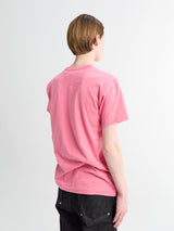 Comme des Garçons PLAY - T-Shirt Red Emblem Knit in Pink