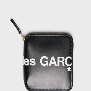 Comme des Garçons WALLET - Huge Logo Wallet in Black