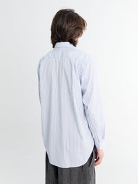 Shirt with Black Emblem in Blue