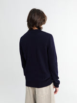 Comme des Garçons PLAY - Sweater Red Emblem Knit in Navy
