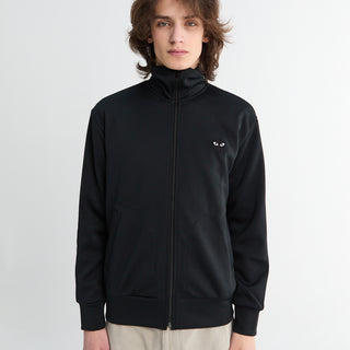 Comme des Garçons PLAY - Sweatshirt with Black Emblem in Black