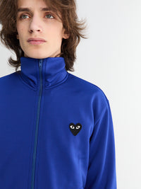 Sweatshirt with Black Emblem in Navy