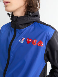 K-Way Jacket in Blue/Black