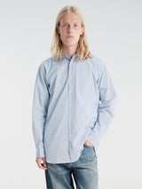 Comme des Garçons SHIRT - Woven Shirt in Blue Stripe