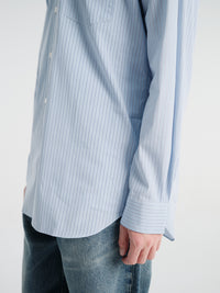Comme des Garçons SHIRT - Woven Shirt in Blue Stripe