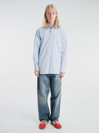 Comme des Garçons SHIRT - Woven Shirt in Blue Stripe