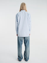 Comme des Garçons SHIRT - Woven Shirt in Blue Stripe