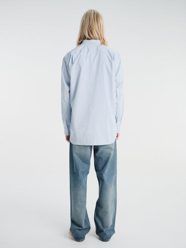 Comme des Garçons SHIRT - Woven Shirt in Blue Stripe