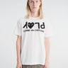 Comme des Garçons PLAY - T-Shirt in White