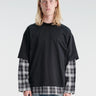 Comme des Garçons Homme - Men'S T-Shirt in Bk X Bk/Grey/W