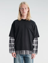 Comme des Garçons Homme - Men'S T-Shirt in Bk X Bk/Grey/W