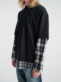 Comme des Garçons Homme - Men's T-Shirt in Black, Grey and White