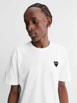 Comme des Garçons PLAY - Black Heart T-Shirt in White