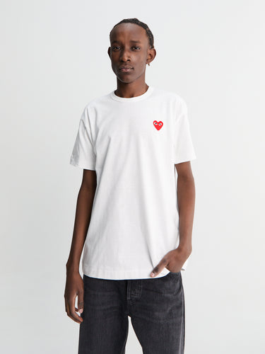 Red Heart T-Shirt in White