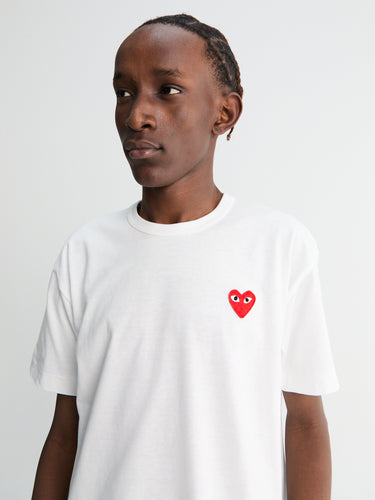 Red Heart T-Shirt in White