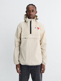 Comme des Garçons PLAY - CDG x K-Way Le Vrai 3.0 Leon Jacket in Beige