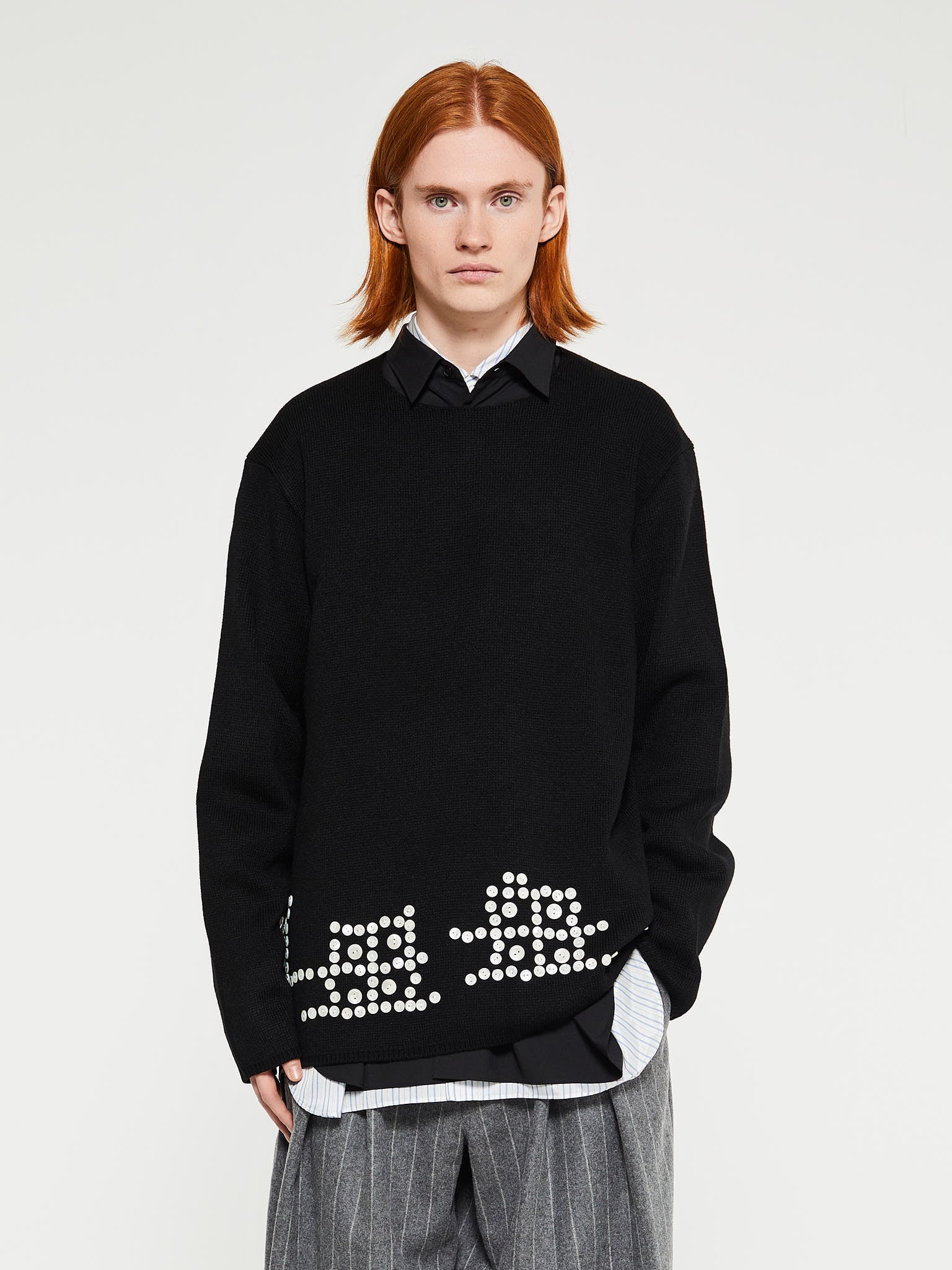 Comme des Garçons Homme Plus - Men's Sweater in Black