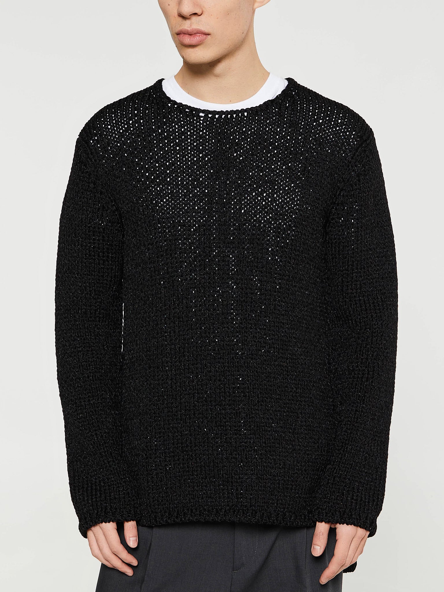 Comme des Garçons Homme Plus - Crewneck Knit in Black