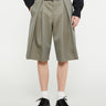 Comme des Garçons Homme Plus - Pleated Shorts in Green