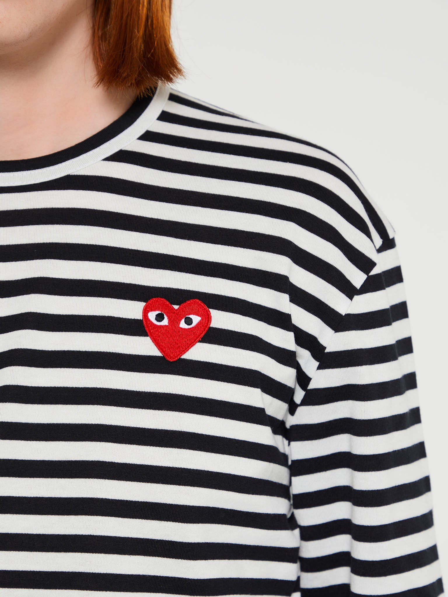 Mens Tshirt Red Heart Converse Shirt Comme Des Garçons PLAY