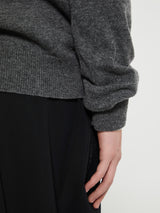 Comme des Garçons PLAY - Red Heart Sweater in Grey