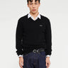 Comme des Garçons PLAY - Black Heart Sweater in Black