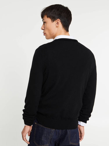 Comme des Garçons PLAY - Black Heart Sweater in Black