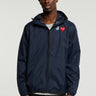 Comme des Garçons PLAY - CDG x K-Way Full Zip Packable Jacket in Navy