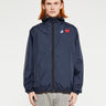 Comme des Garçons PLAY - CDG x K-Way Full Zip Packable Jacket in Navy