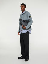 Comme des Garçons PLAY - Shirt with Black Emblem in Blue