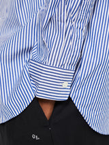 Comme des Garçons PLAY - Shirt with Black Emblem in Blue