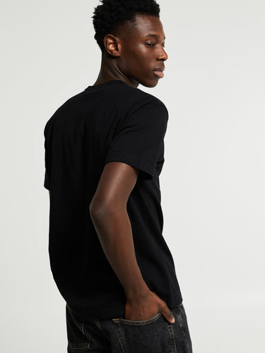 Comme des Garçons PLAY - Red Heart T-Shirt in Black