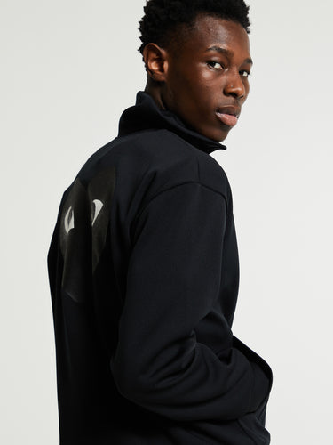 Comme des Garçons PLAY - Sweatshirt with Black Emblem in Black