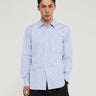 Comme des Garçons SHIRT - Woven Shirt in Blue Stripe