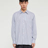 Comme des Garçons SHIRT - Striped Shirt in Light Blue