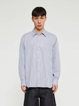 Comme des Garçons SHIRT - Striped Shirt in Light Blue