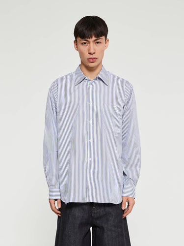 Comme des Garçons SHIRT - Striped Shirt in Light Blue