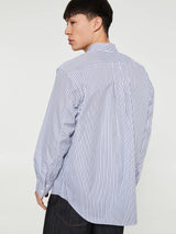 Comme des Garçons SHIRT - Striped Shirt in Light Blue