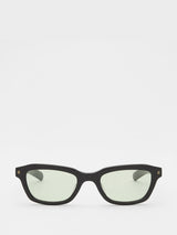 Flatlist - Clint Sunglasses in Solid Brown and Chill Out Green Lens