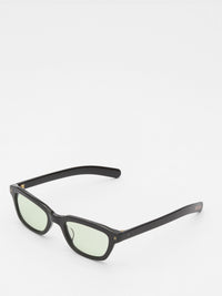 Flatlist - Clint Sunglasses in Solid Brown and Chill Out Green Lens