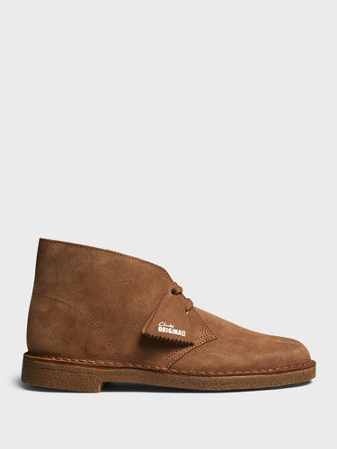 Clarks - Desert Boots in Cola Suede