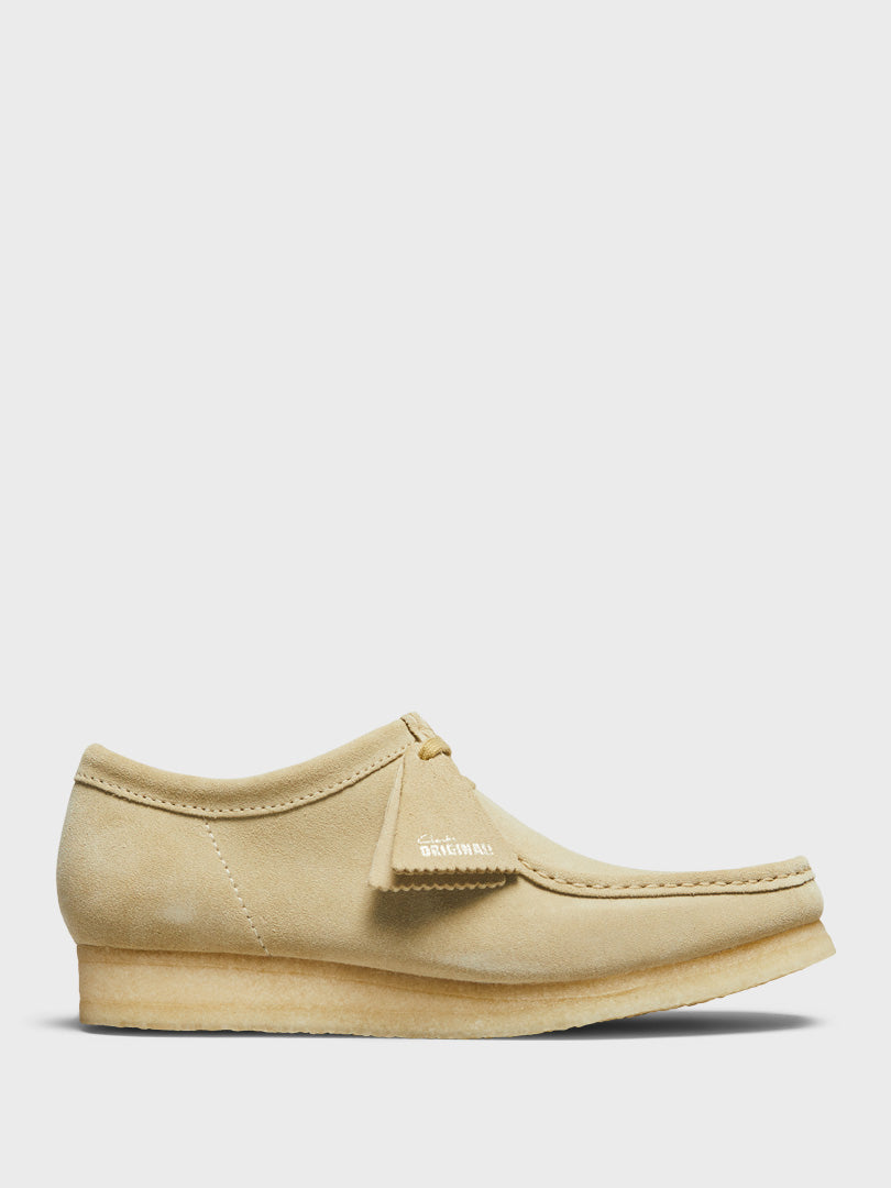 Clarks - Wallabee Shoes in Maple Suede