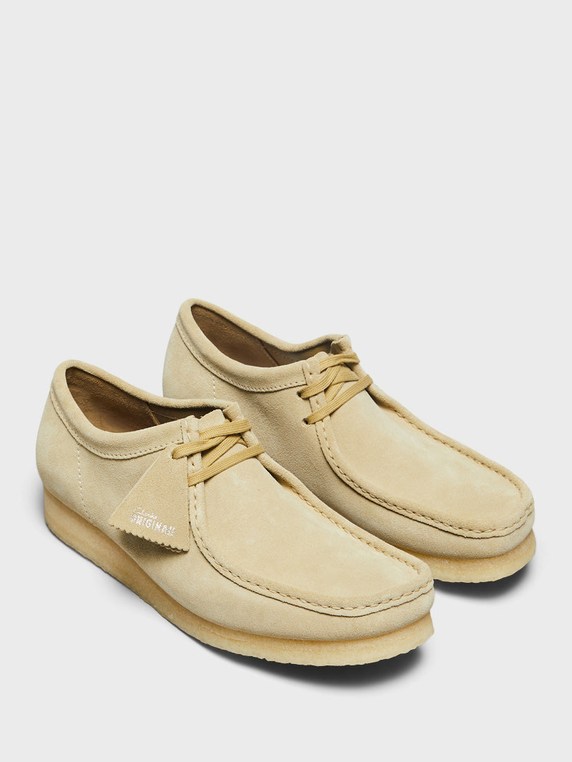 Wallabee Shoes in Maple Suede