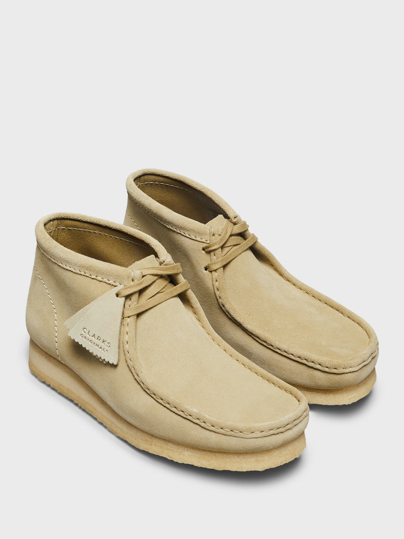 Wallabee Boots in Maple Suede