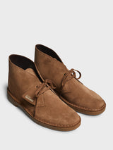 Clarks - Desert Boots in Cola Suede