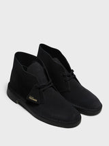 Clarks - Desert Boots in Black Suede