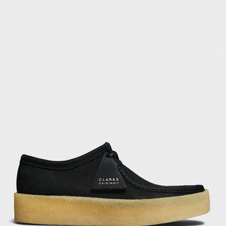 Clarks - Wallabee Cup Shoes in Black Nubuck