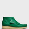 Clarks - Wallabee Boots in Cactus Green Leather