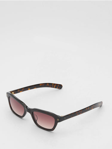 Flatlist - Clint Sunglasses in Dark Tortoise and Brown Gradient Lens